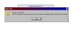 error messages